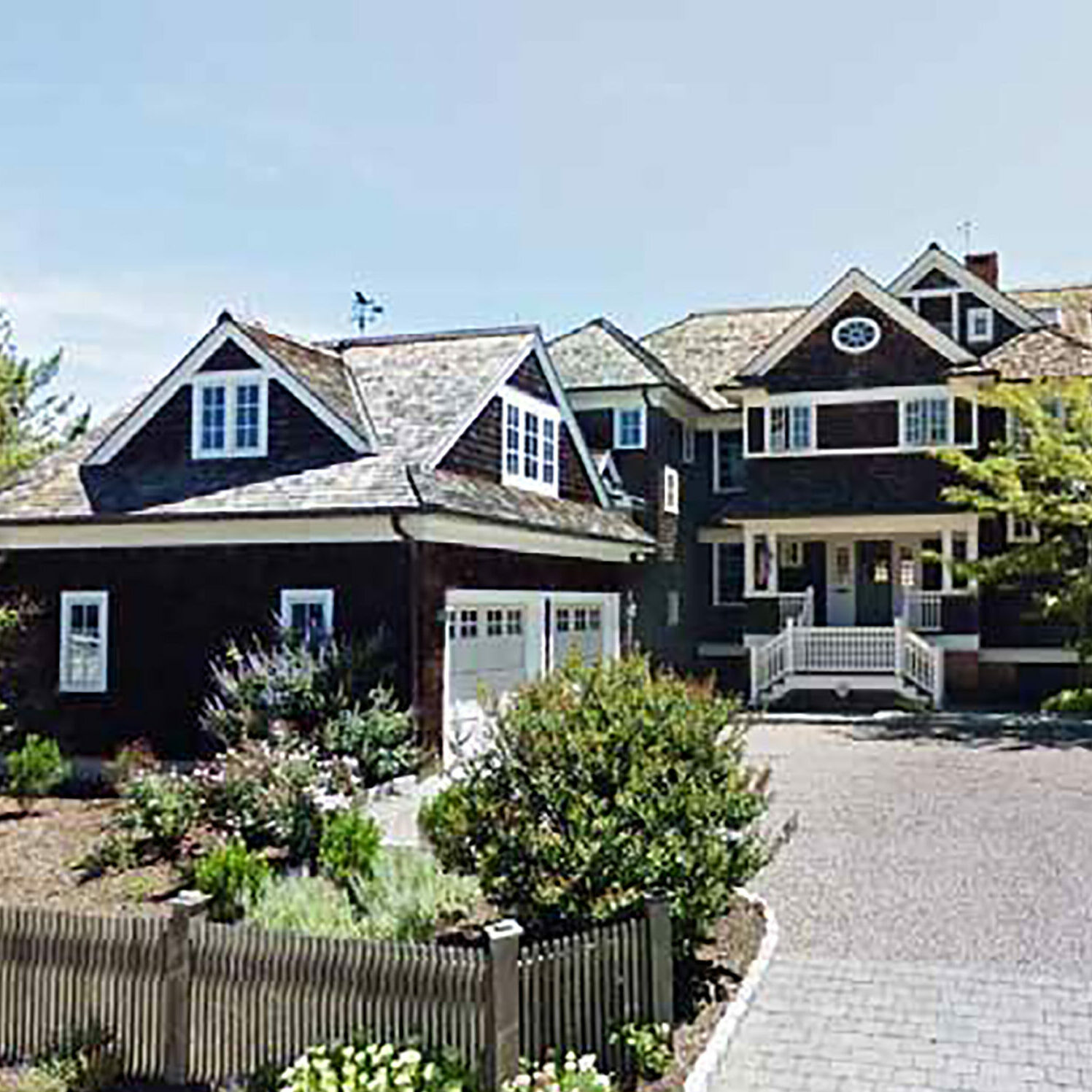 Exterior of a Bay Head, New Jersey home, redesigned by Penney Design Group