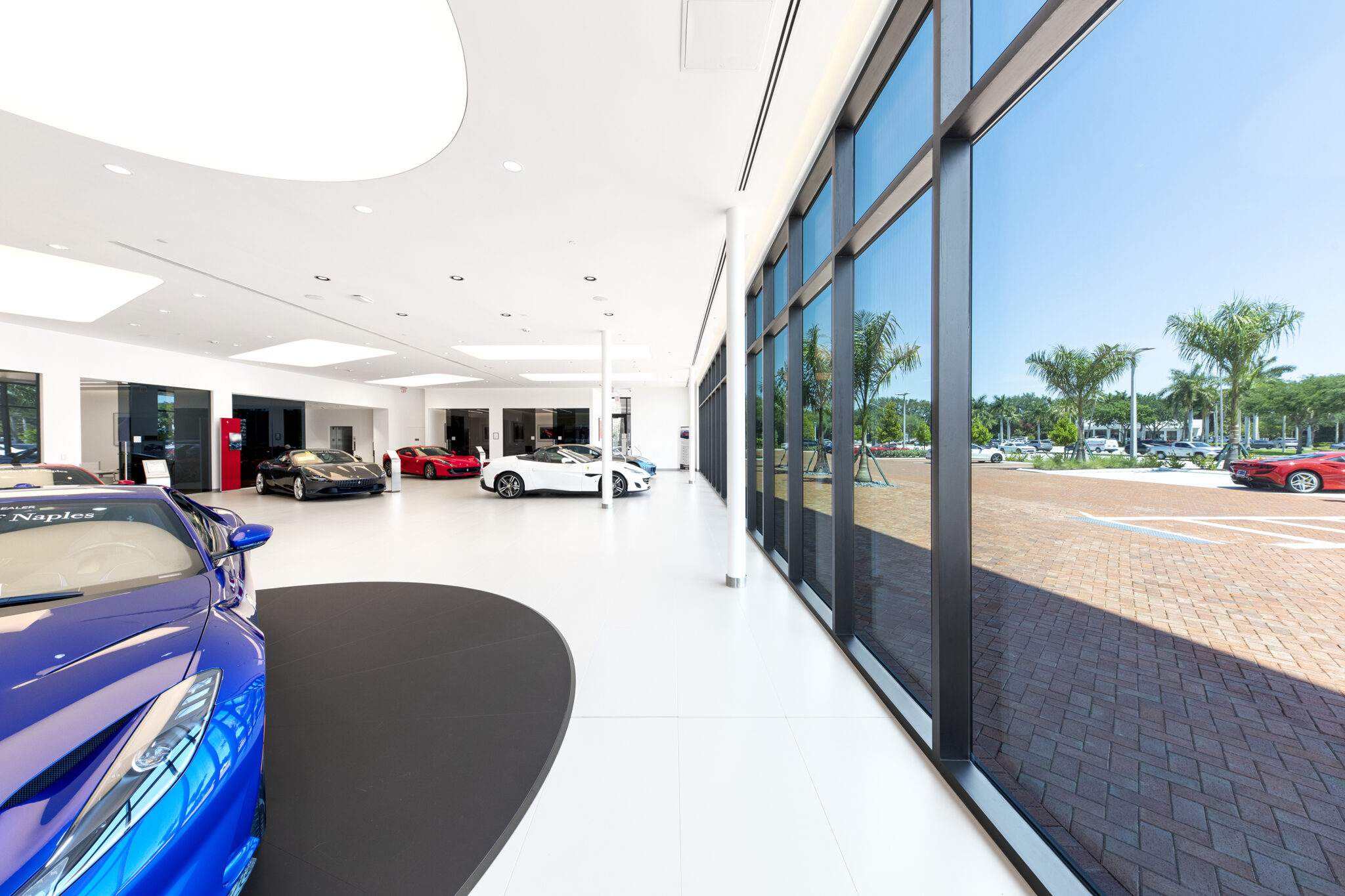 ferrari of naples showroom
